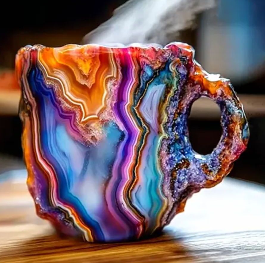 Mineral crystal Mug