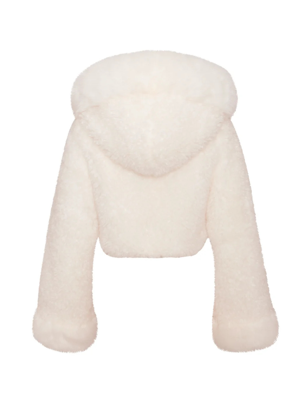 Alice Faux Fur Plush Coat with Hood