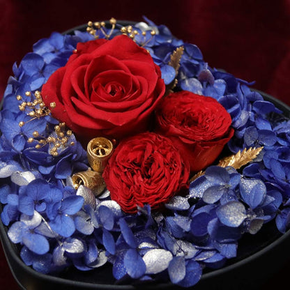 Brooch Rose Necklace I Love You