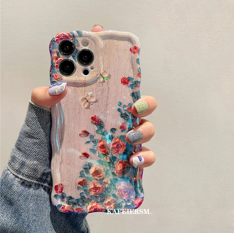 Floral Oil Painting IPhone case