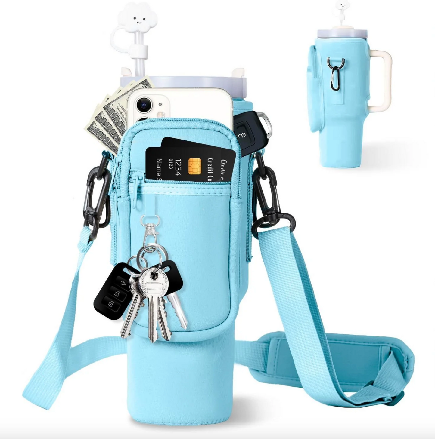 40oz Tumbler Bag with Phone Pocket