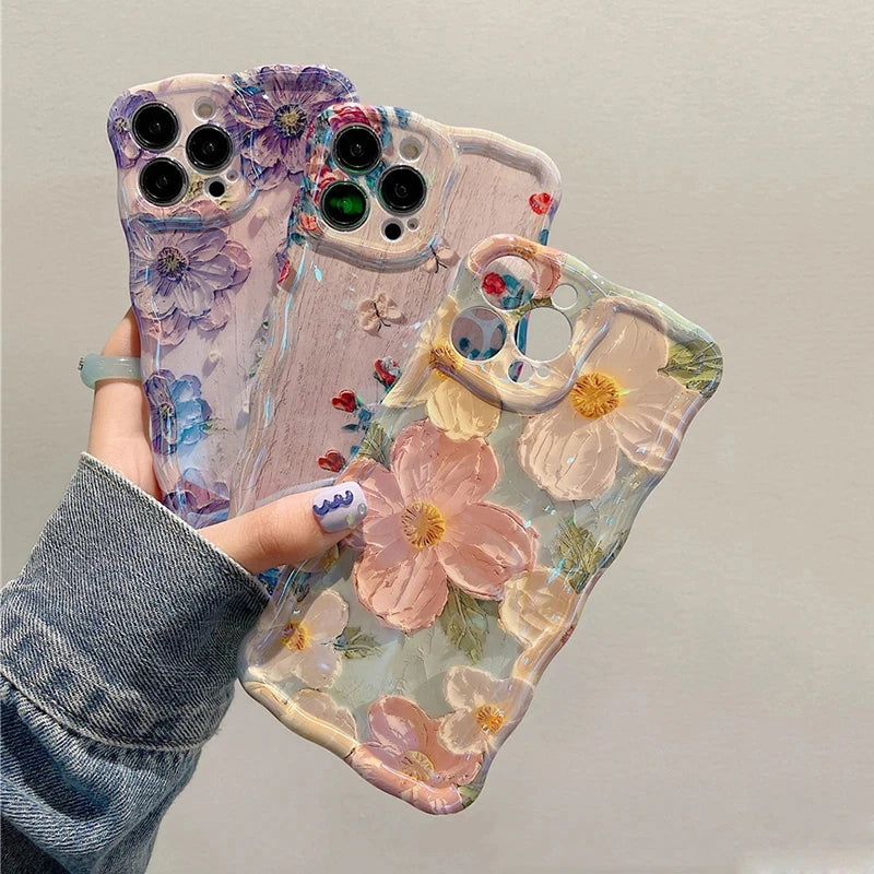 Floral Oil Painting IPhone case