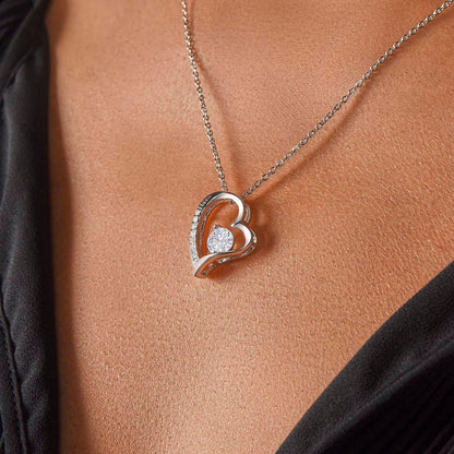 "Always My Little Girl" Forever Love Necklace in Luxury LED Box