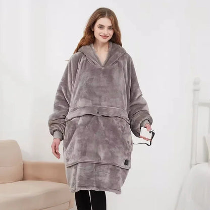 Snuggle Heated Blanket Hoodie